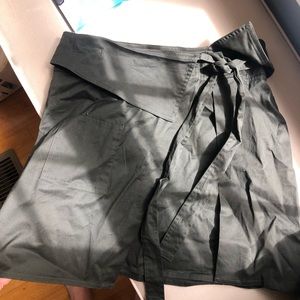 Urban outfitters green wrap skirt